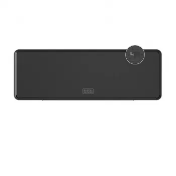 Wandheizgerät Schwarz & Decker BXWSH2001E 2000W, einstellbarer Thermostat, IP22, LED-Anzeige, Fernbedienung, wandmontierbar