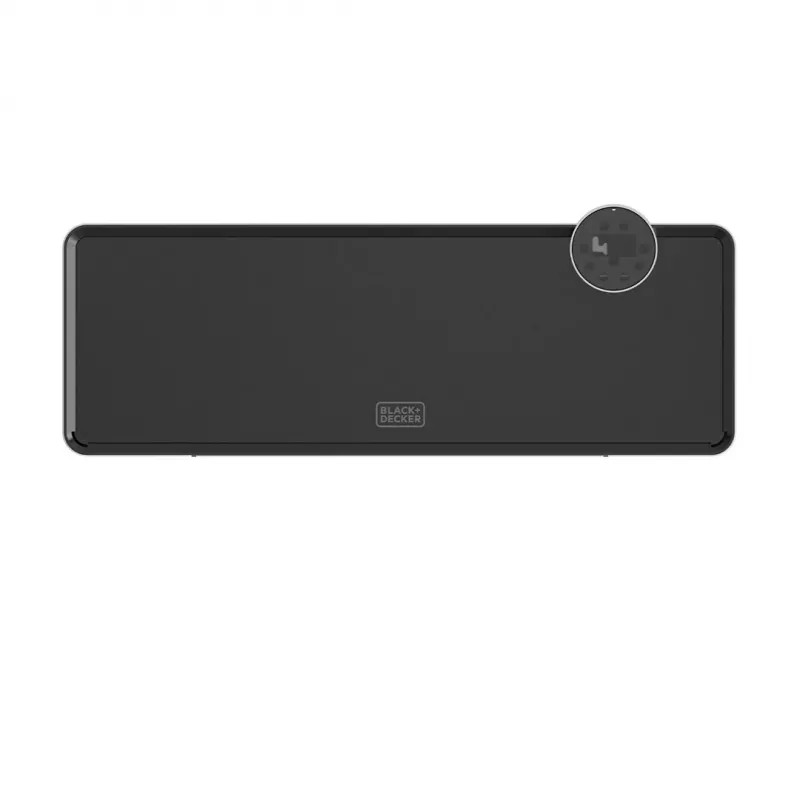Wandheizgerät Schwarz & Decker BXWSH2001E 2000W, einstellbarer Thermostat, IP22, LED-Anzeige, Fernbedienung, wandmontierbar