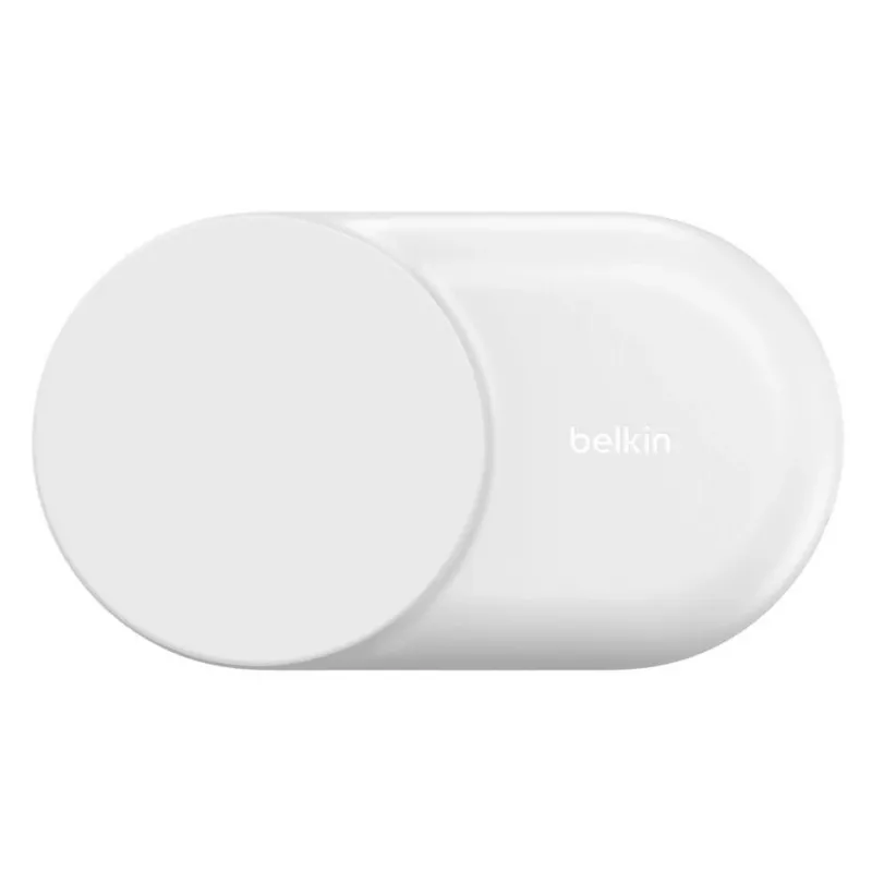 Indoor-Ladegerät Belkin UltraCharge 25W Qi2 3in1 Magnetisches Ladegerät EU Weiß Rund