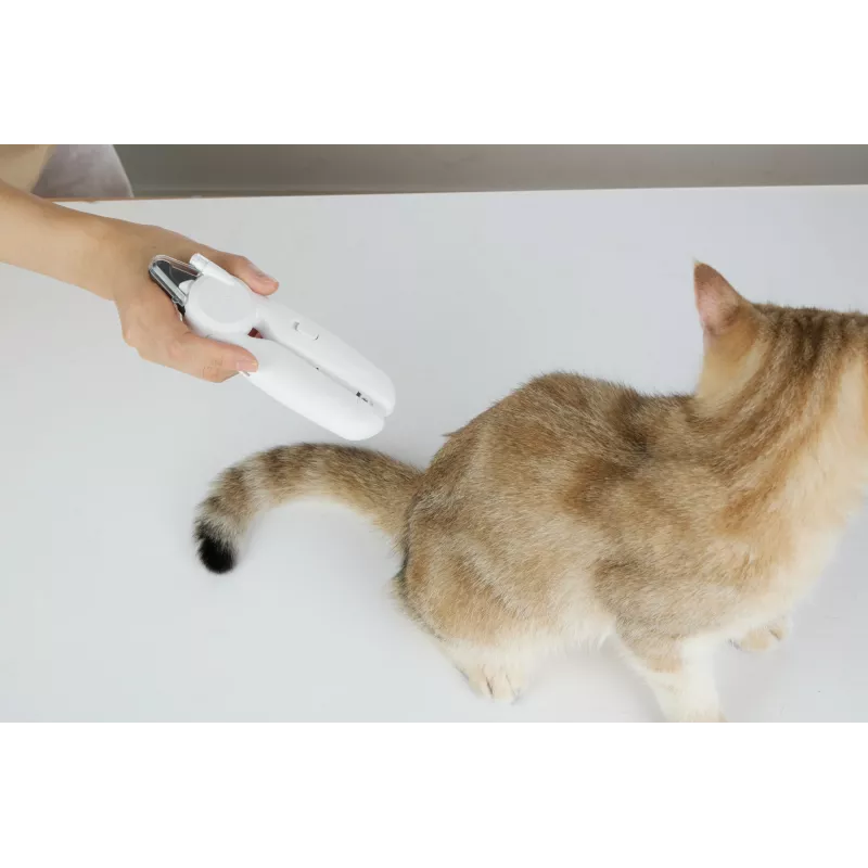 PETKIT PK-N1 Tiernagelknipser LED Guillotine Kunststoffgriff