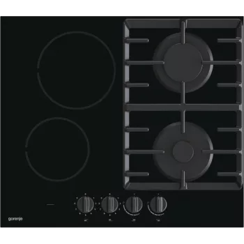 Gorenje GCE691BSC Schwarz Einbau 60 cm Kombi 4 Kochzone(n)
