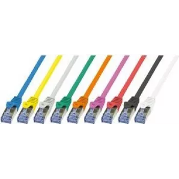 Netzwerkkabel LogiLink 3m Cat.6A RJ-45 S/FTP Weiß