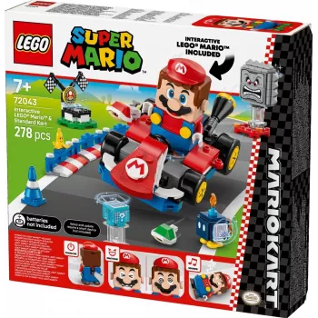 LEGO Konstruktionsspielzeug 72043 Super Mario Interaktiver Mario Kart mit Standard-Kart