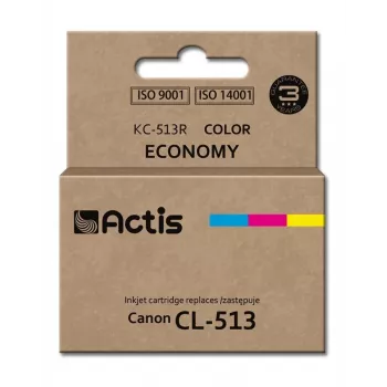 Actis KC-513R Tinte (Ersatz für Canon CL-513; Standard; 15 ml; Farbe: Cyan, Magenta, Gelb)