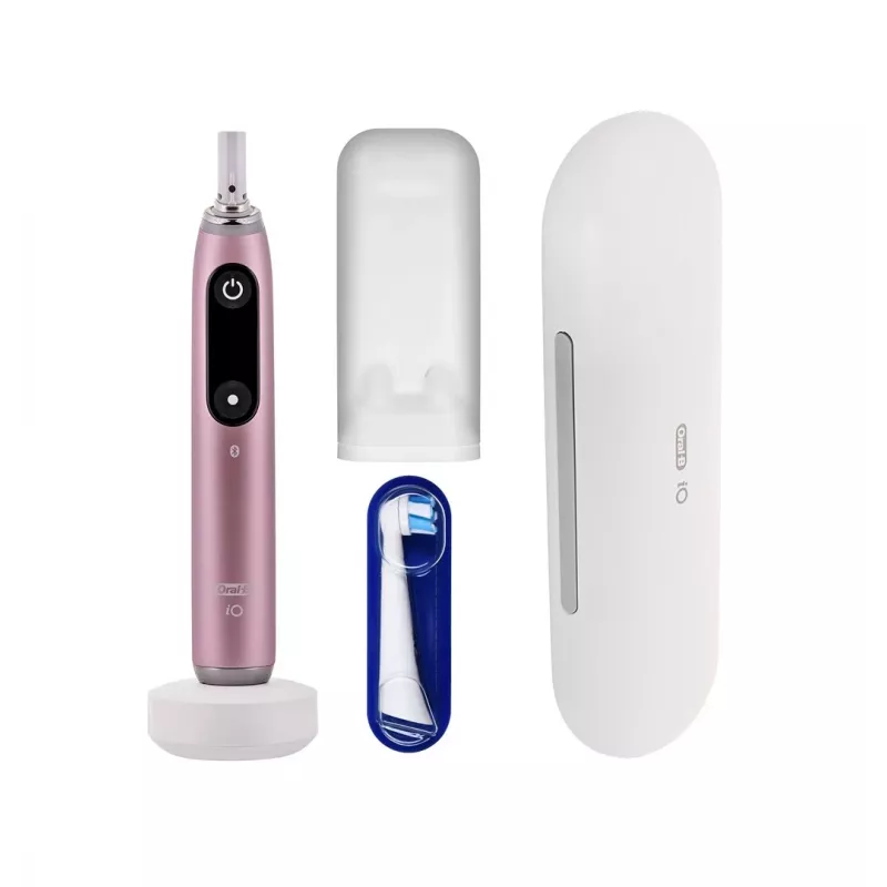 Oral-B iO9 Series 9 elektrische Zahnbürste, rosé Quarz