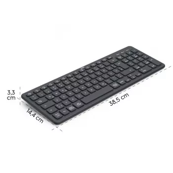 Multi-Device Wireless Keyboard WK-300 schwarz