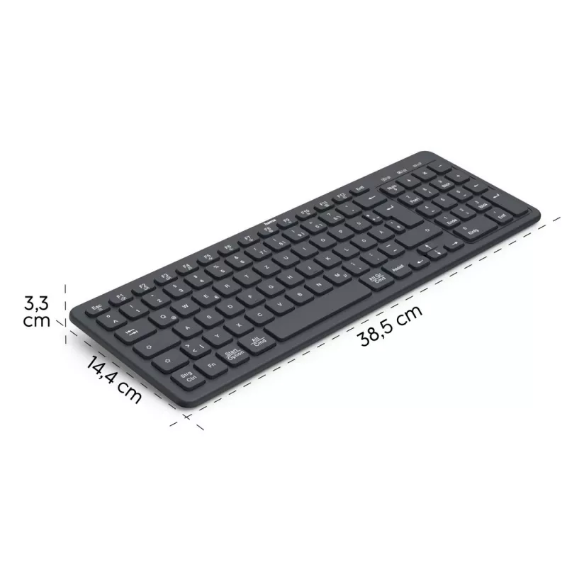 Multi-Device Wireless Keyboard WK-300 schwarz