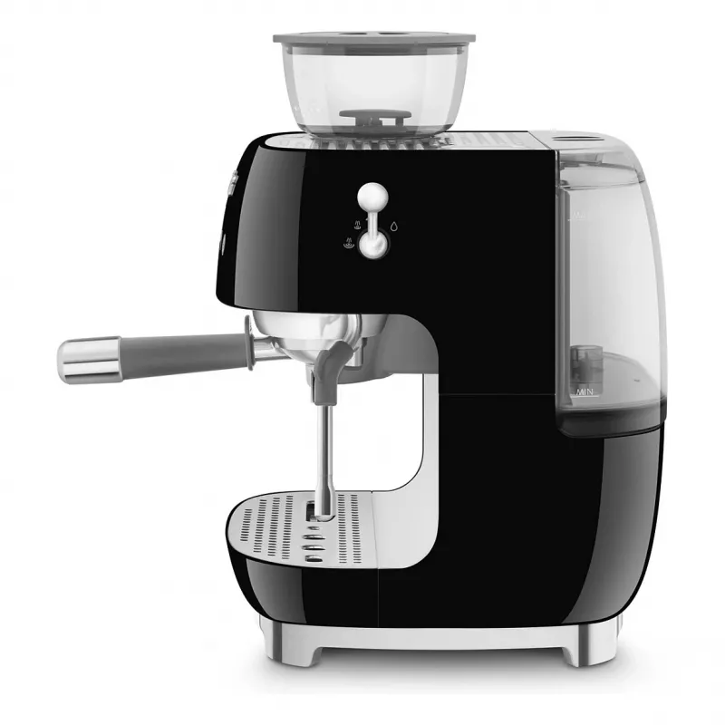 SMEG EGF03BLEU Espressomaschine. Kaffeevollautomat 50s Style. schwarz