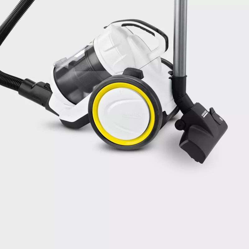 Zylinderstaubsauger Karcher VC 3 — Trockensauger für zu Hause, 700 W, 0,9 L beutellos, HEPA 13, Teleskoprohr, 1,5 m Schlauch
