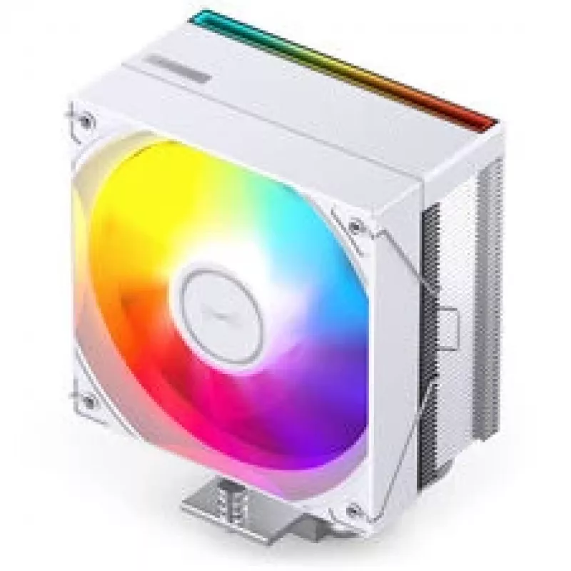 CPU-Kühler Jonsbo CB40 WHITE ARGB, PWM-Steuerung, ARGB-Beleuchtung, kompakter Turm, weiß