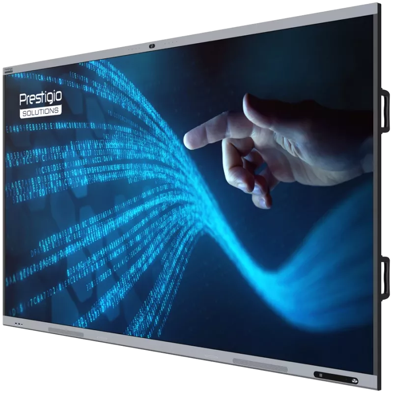 Interaktives Multiboard Prestigio Multiboard 65 Zoll Light+ Gen 2 — Android 13, Google EDLA, KI-Kamera, 16 GB RAM / 128 GB Speicher