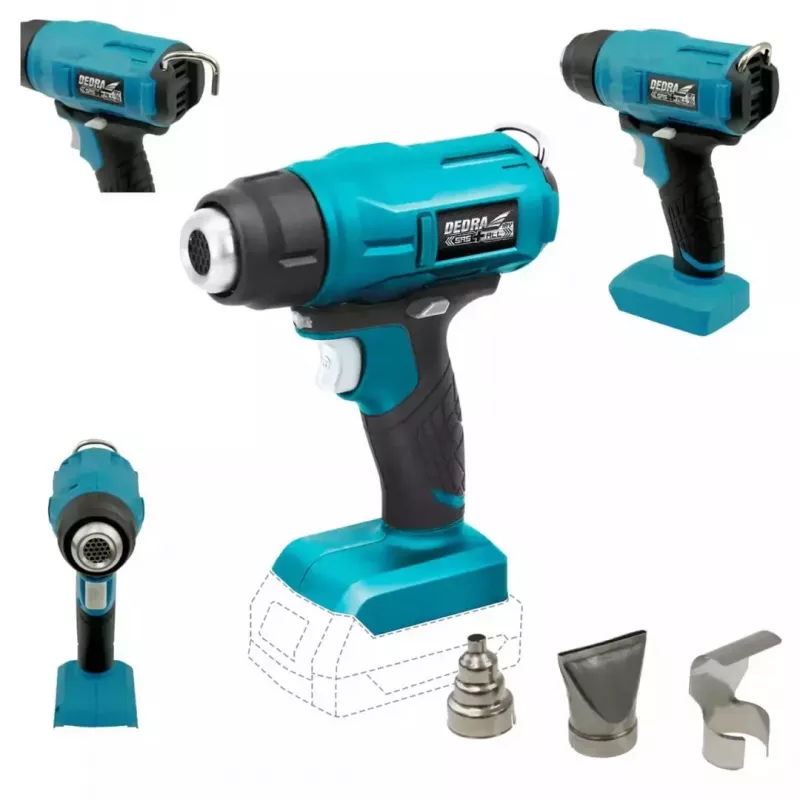 Heißluftpistole Dedra DED7058 2000W mit einstellbarer Temperatur