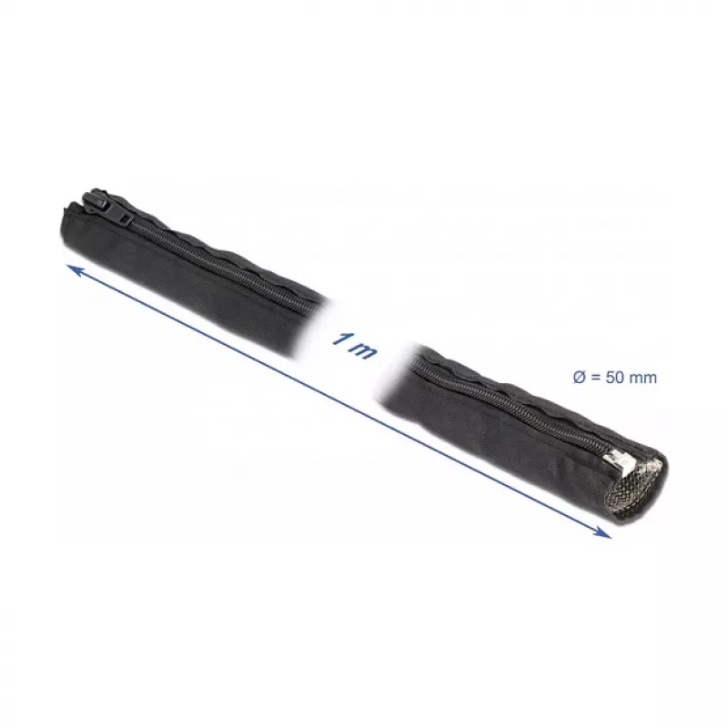 EMI-Abschirmgeflochtene Schlauchhülle DeLOCK 20849 1 m x 50 mm Schwarz