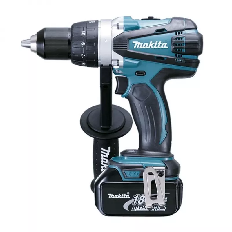 Makita DDF458RTJ Bohrmaschine 2.3 kg Schwarz, Blau