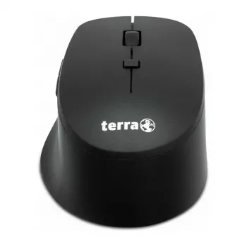 Kabellose, geräuschlose USB-Maus Terra 4000 von Terra — 6 Tasten, rechtshändig, schwarz