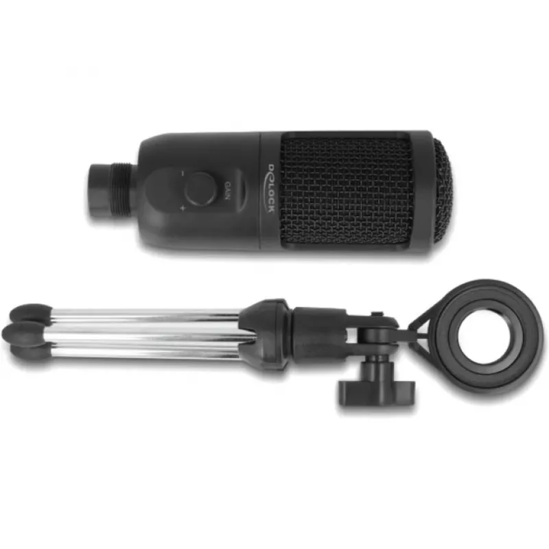 Delock - Mikrofon - USB - Schwarz (66832)