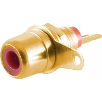 RCA-Stecker ShiverPeaks BS52091-R Gold Male