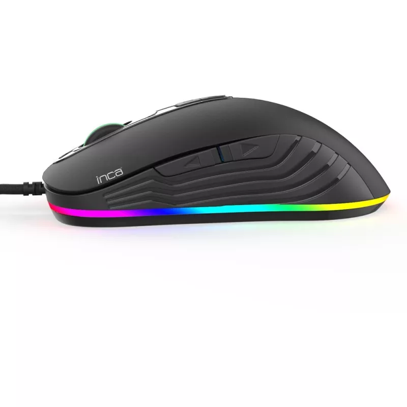 INCA Gaming-Maus IMG-348 3200 DPI. RGB. 7 Tasten. USB. SW Einzelhandel