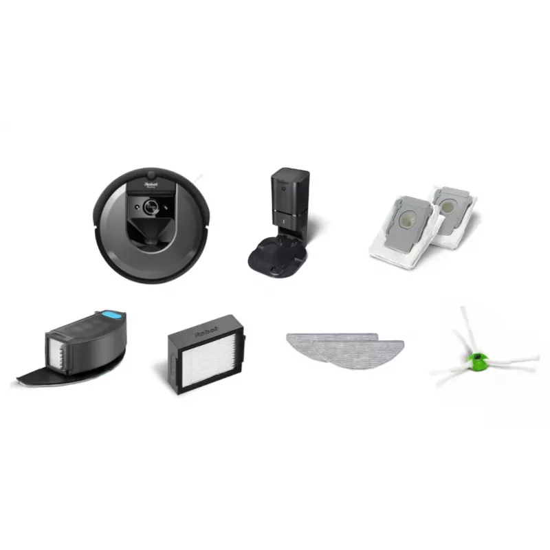 Saugroboter iRobot Combo i8+ Beutellos Schwarz