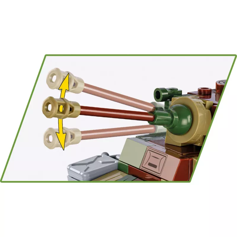 Cobi Historical Collection WWII Sd.Kfz 234/2 Puma Fahrzeug, Mehrfarbig