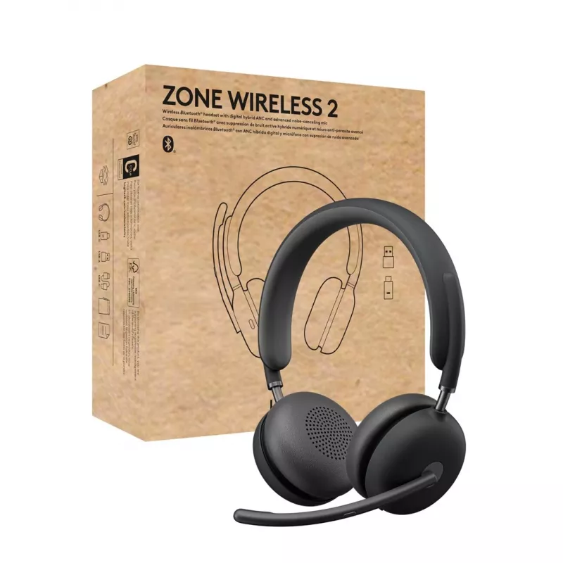 Headset Logitech Zone Wireless 2 UC