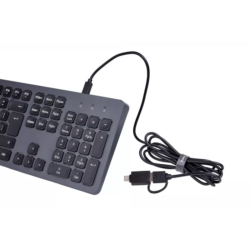 Kabelgebundene Tastatur CK-400 schwarz-grau