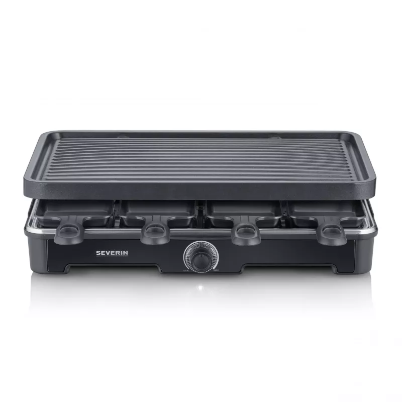 Raclette-Grill Severin RG 9670 8 Personen 1400 W Schwarz