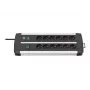 Power Extension Brennenstuhl 1391000912 3m 12 AC Outlets Indoor Schwarz White