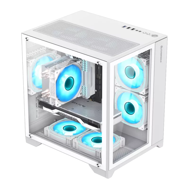 Gamemax | Gehäuse | INFINITY MINI WH | M-ATX