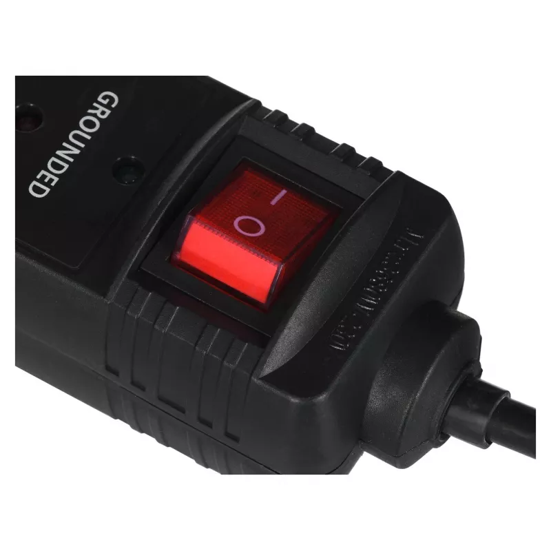 EnerGenie SPF5-C-5 Überspannungsschutz 5 AC-Steckdosen 250 V 1,5 m Schwarz