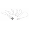 USB-Kabel SAVIO CL-123 USB 2.0, USB A auf Micro-USB B, 1 m, weiß