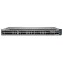 Juniper EX4100 48-Port 10/100/1000BaseT PoE+, 4x 10G SFP+ Uplink-Ports, 4x 25G SFP28 Stacking-/Uplink-Ports, redundante Lüfter, 1 AC-Netzteil JPSU-920-AC-AFO inklusive (Optik separat erhältlich) mit Standard-SW. TAA-konform. (EX4100-48P)