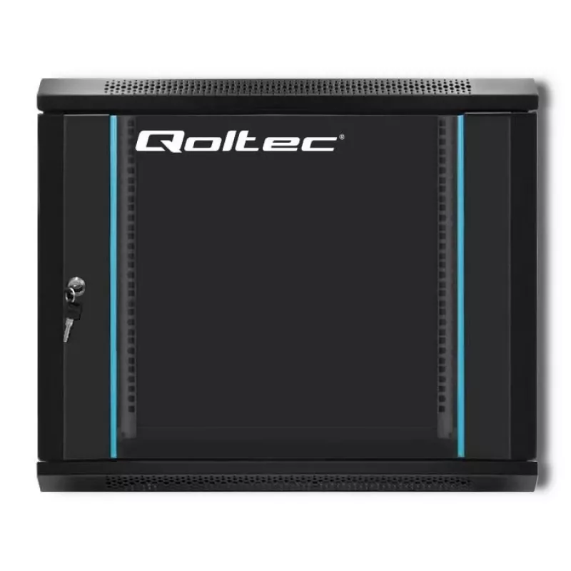 Netzwerkschrank QOLTEC 9U Modell 54466 – offener Rahmen 9U Server-/Rackmontageschrank