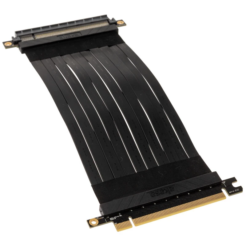 Riser-Kabel Akasa RISER Schwarz X2 Premium PCIe 3.0 x16 20 cm