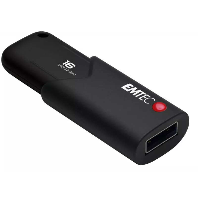 USB-Stick Emtec B120 Click Secure 16 GB USB Typ-A 3.2 Gen 2 Schwarz