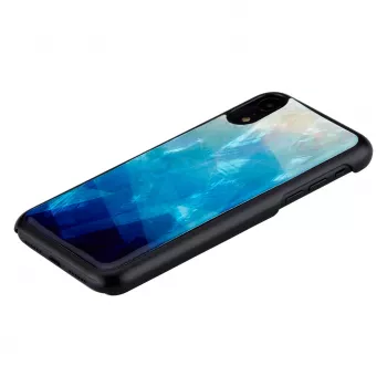 iKins Handyhülle für iPhone XR – blau see außen, schwarz innen