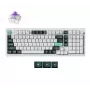 Mechanische kabellose Tastatur Keychron Q5 RGB Weiß Gehäuse, Hot-Swap-Layout, kompaktes 75%-Format
