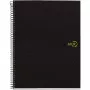 Miquelrius Notizblock Polypropylen Recycled A4 80 Blatt schwarz (Frachtlieferung)