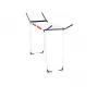 Wäscheständer Leifheit Pegasus 180 Maxx Winged — bodenstehender Wäscheständer, 18 m Trockenlänge, höhenverstellbar 1080–1280 mm, 550×1100×1280 mm, blau/weiß