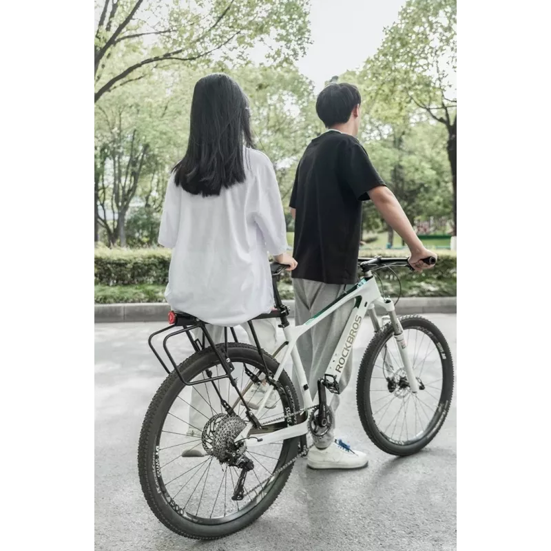 Rockbros 33210004001 schwarzer Fahrradträger mit Ablage