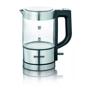 Severin WK 3472 Wasserkocher 0,5 L Silber 1100 W (WK3472)