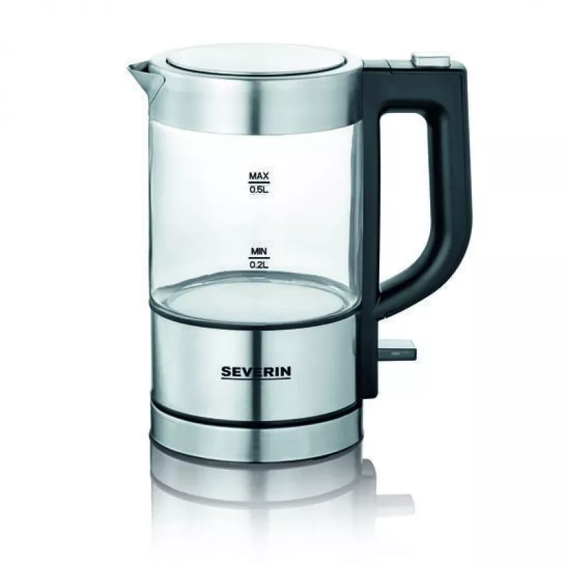Severin WK 3472 Wasserkocher 0,5 L Silber 1100 W (WK3472)