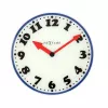NeXtime Wanduhr 8151 Boy, Ø43 cm, Weiß/Blau/Schwarz/Rot