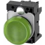 Siemens Meldeleuchte flach Grün 230 V/AC SIRIUS ACT 3SU1106-6AA40-1AA0 1 Stk. (3SU1106-6AA40-1AA0)