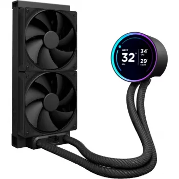 NZXT KRAKEN Elite V2 240 Liquid Cooling Display Schwarz RL-KN24E-B2 (RL-KN24E-B2)