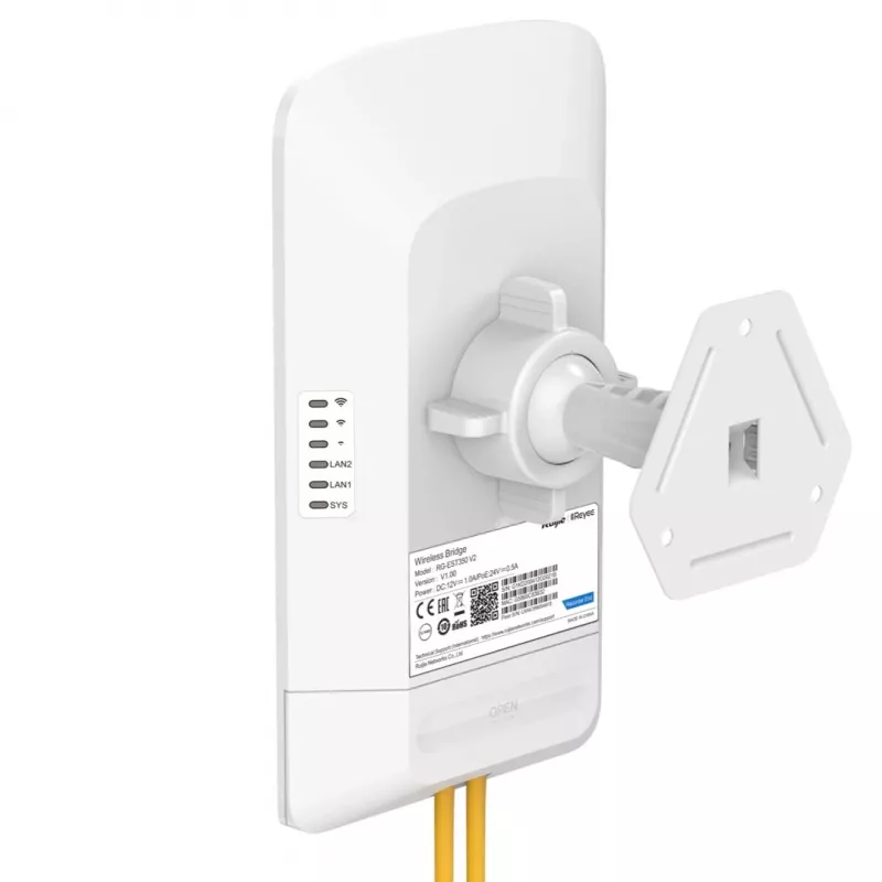 Wireless Access Point RUIJIE RG-EST350 V2 5 GHz 802.11ac, 867 Mbit/s, 2x RJ-45, PoE, IP54
