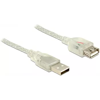 USB-Kabel DeLOCK 83884 USB 2.0 3m Transparent
