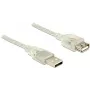 USB-Kabel DeLOCK 83884 USB 2.0 3m Transparent