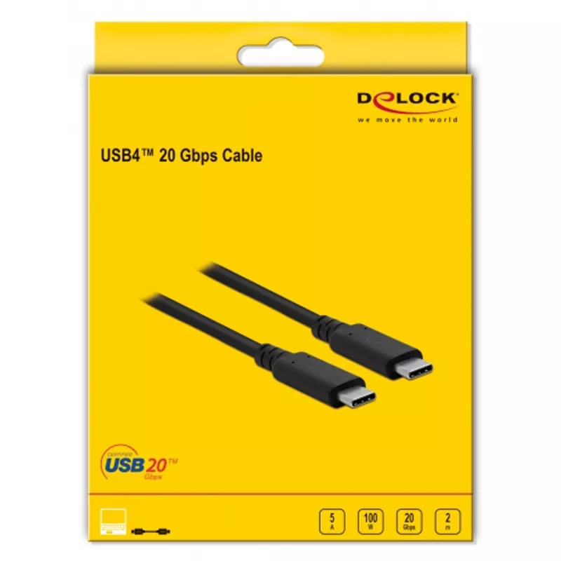 USB-Kabel DeLOCK USB4 20 Gbps 2m