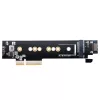 Silverstone SST-ECM28 M.2/SATA-Adapterkarte, PCIe 4.0, 1x M-Key, 1x SATA